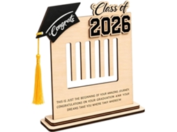 Porta-documentos De Formatura 2026, Chapéu De Formatura De Madeira, Lembrança |