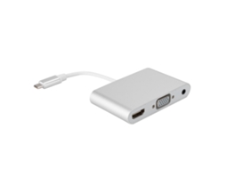 Hub Usb c Hdmi Vga Áudio LAXISCREED
