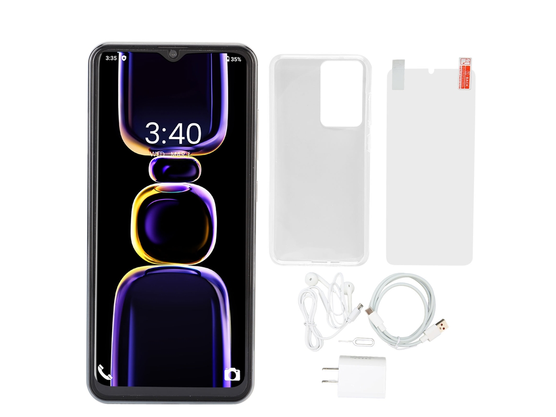 Telefone Móvel LAXISCREED 4g/5g Wi fi com Desbloqueio Facial 6gb+128gb