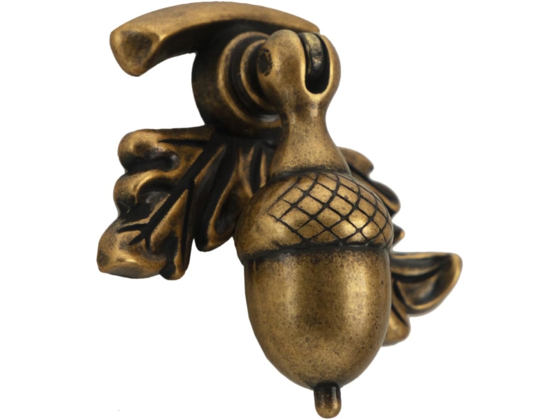 Puxador De Armário Ultechnovo Em Liga Zinco Com Formato Bolota, Puxador Decorativo Para Gaveta De Cômoda