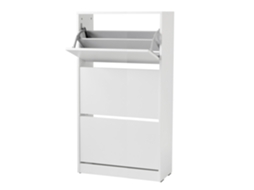 Sapateira 3 Portas Dobráveis 121X73X26 Branco VENPRODIN