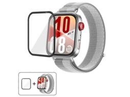 Pulseira De Relógio Com Fecho De Velcro Em Nylon E Película Curva 3d.