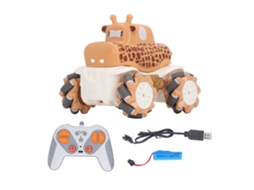 Walshlxq coche de Controle Remoto Girafa Cartoon Recarregável Stunt Rc para Meninos e Meninas