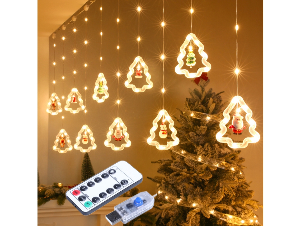 Chapéu de Natal com luz LED de pelúcia Santa, props festa festiva LAXISCREED