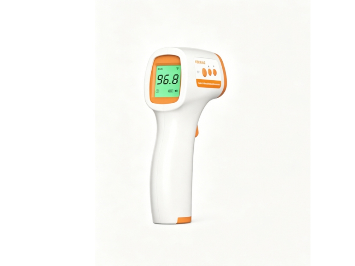 Termômetro Infravermelho, Termômetro Digital, Tela Lcd, Função de Memória, Modos para Objetos e Corpo, Alarme de Febre, Medição Rápida e Precisa X001