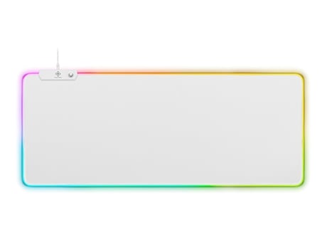 Tapete de Rato com Rgb Xl DELTACO GAMING Gam-079-W Branco