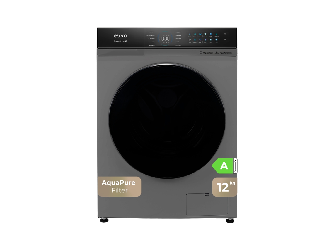 Máquina de Lavar Roupa EVVO Supernova U12x