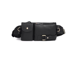 Bolsa Masculina De Couro Legítimo Com Camada Superior De Couro Bovino, Bolsa Esportiva Multifuncional Para Celular SUNNY SPACES