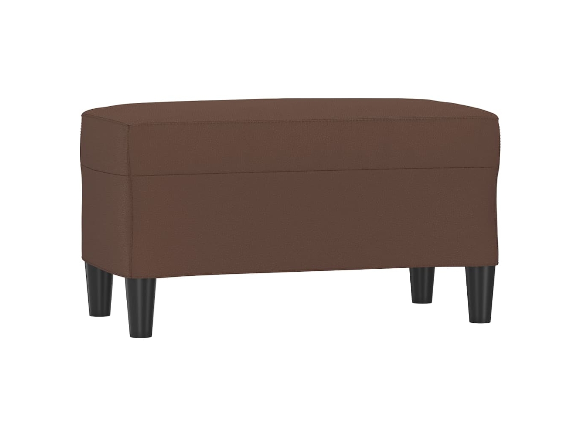 Bench, Benches Vidaxl Marrom Couro Artificial (70 X 35 X 41 Cm)