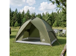 Vidaxl Tenda De Camping Com Capa De Chuva Impermeável 4 Pessoa