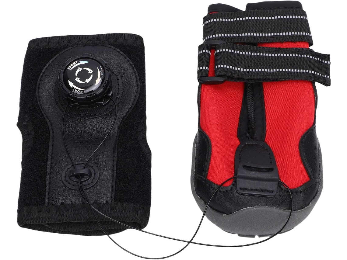 Botas Cães Com Suporte Integrado E Respirável As Patas, Com Sola Antiderrapante E Resistente À Abrasão, Botinhas