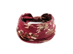 Fitas para a Cabeça Bohemian Wide Cotton Stretch Headbands Women Headwrap Turban Headwear XIMU