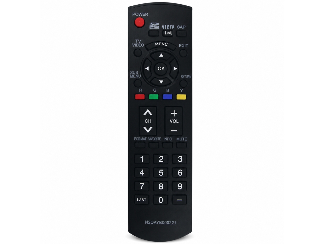 Comando À Distância Para Tv Compatível Com Panasonic N2qayb000221_dae