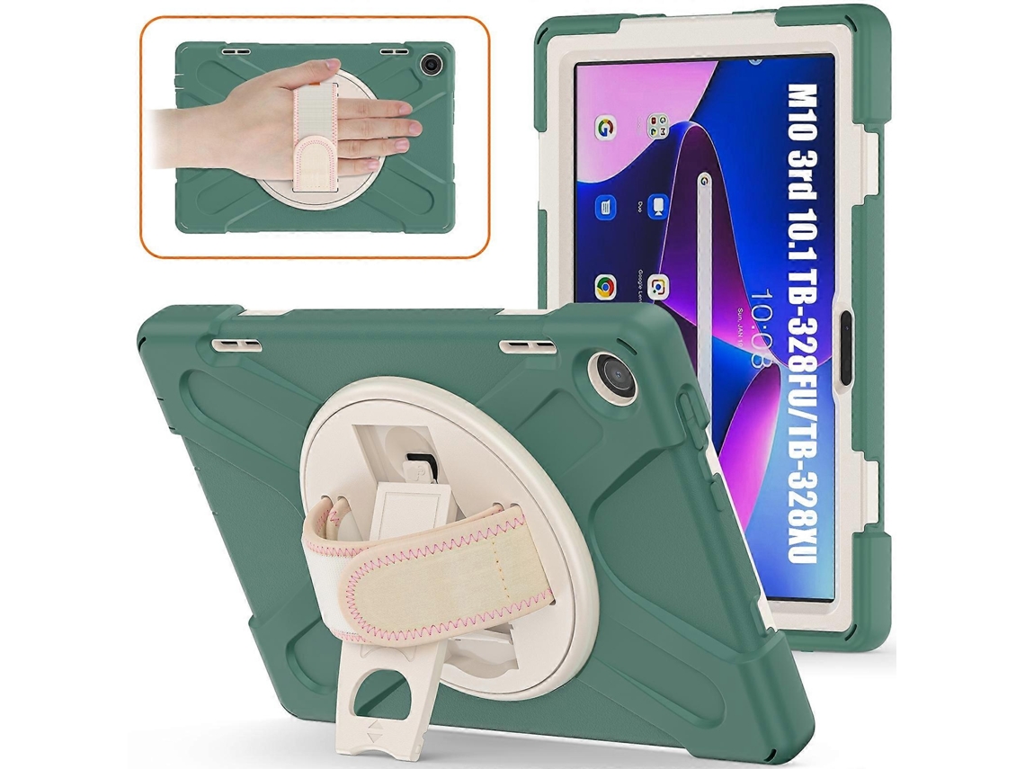 Capa Protetora De Silicone + Pc Para Tablet Lenovo Tab M10 10.1 3ª Geração