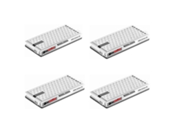 Conjunto de 4 filtros HEPA de substituição para aspiradores de pó Brilvibera HA 50 Airclean, modelos S4/S5/S6/S8 C2 C3.