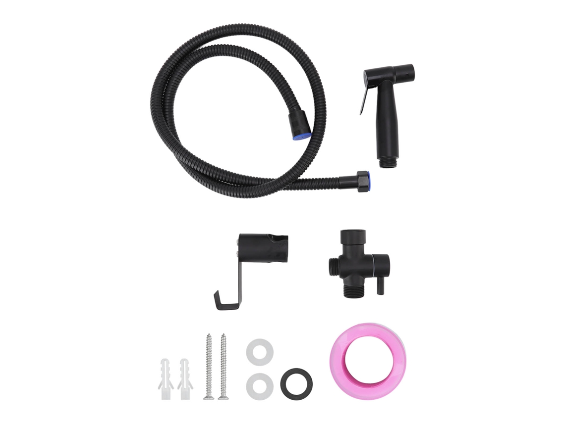 Bidê spray manual para higiene sanitária feminina limpeza fraldas de pano kit 7/8 aço inox | S/MARCA