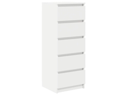 Aparador com Gavetas MAISON EXCLUSIVE Derivados de Madeira Branco (37,5x35x99 cm)