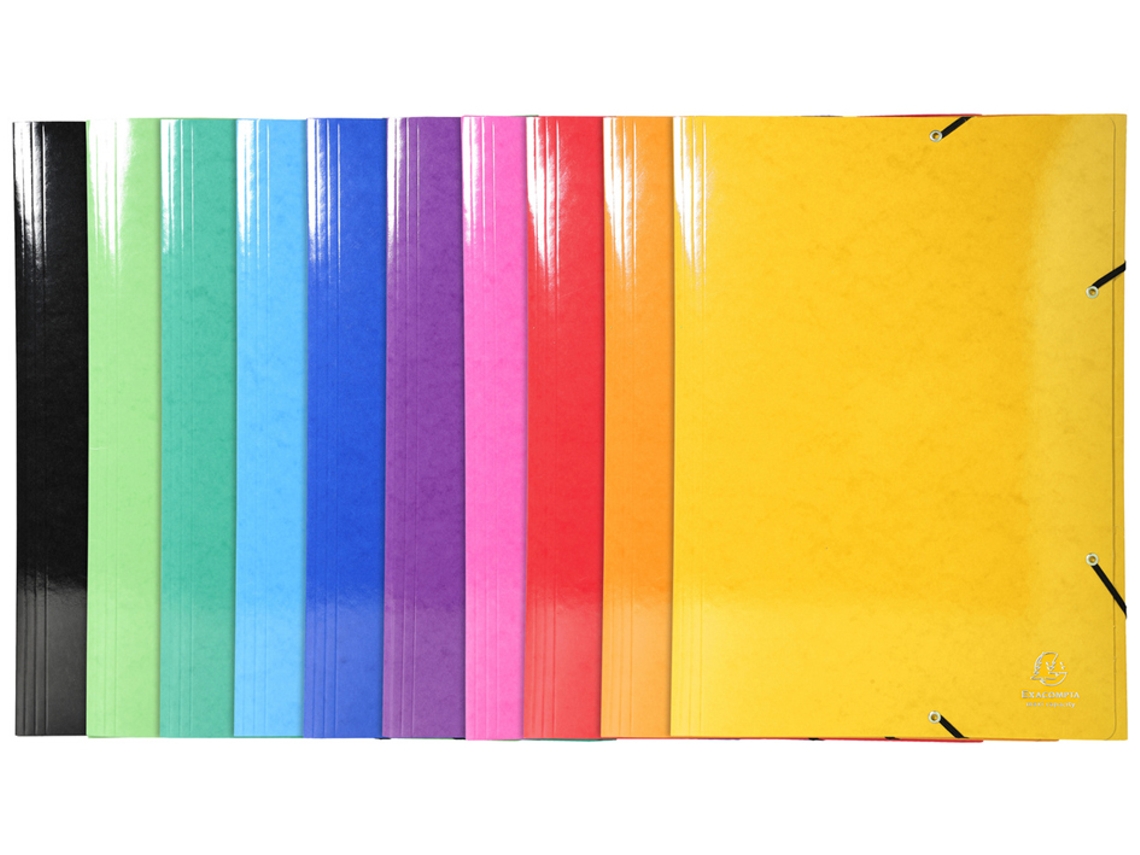 Pasta de Canto EXACOMPTA Iderama Din A3 Papelão Classificada