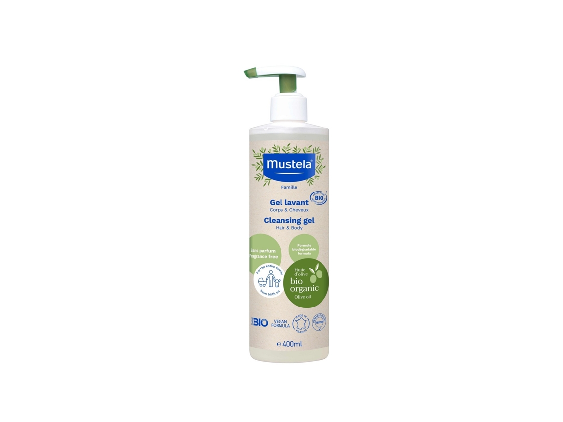 Mustela Bio Gel De Limpeza, 400 Ml Laboratoires Expanscience