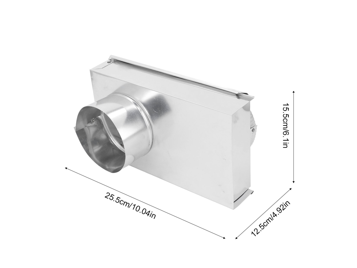 Kit De Tubo De Ventilação Laxiscreed Ajustável Para Secadora De 0 A 5 Polegadas, Resistente A Obstruções