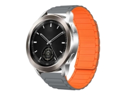 Pulseira De Silicone Magnética Em Formato De I De 22 Mm