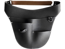 Pondon Bolsa De Cinto Para Ferramentas Jardim, Em Couro Sintético Impermeável, Cintura Ajustável De 61a 117cm, Cinto De