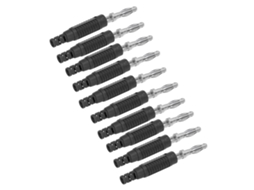 Laxiscreed Banana Male Plug Com Instalação Por Pressão E Tubo De Isolamento De Alta Qualidade