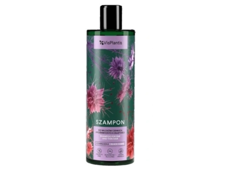 Shampoo Para Cabelos Com Cominho Negro Hidratação E Proteção, 400 Ml Visplantis