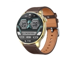 (pulseira De Couro Marrom) Smartwatch