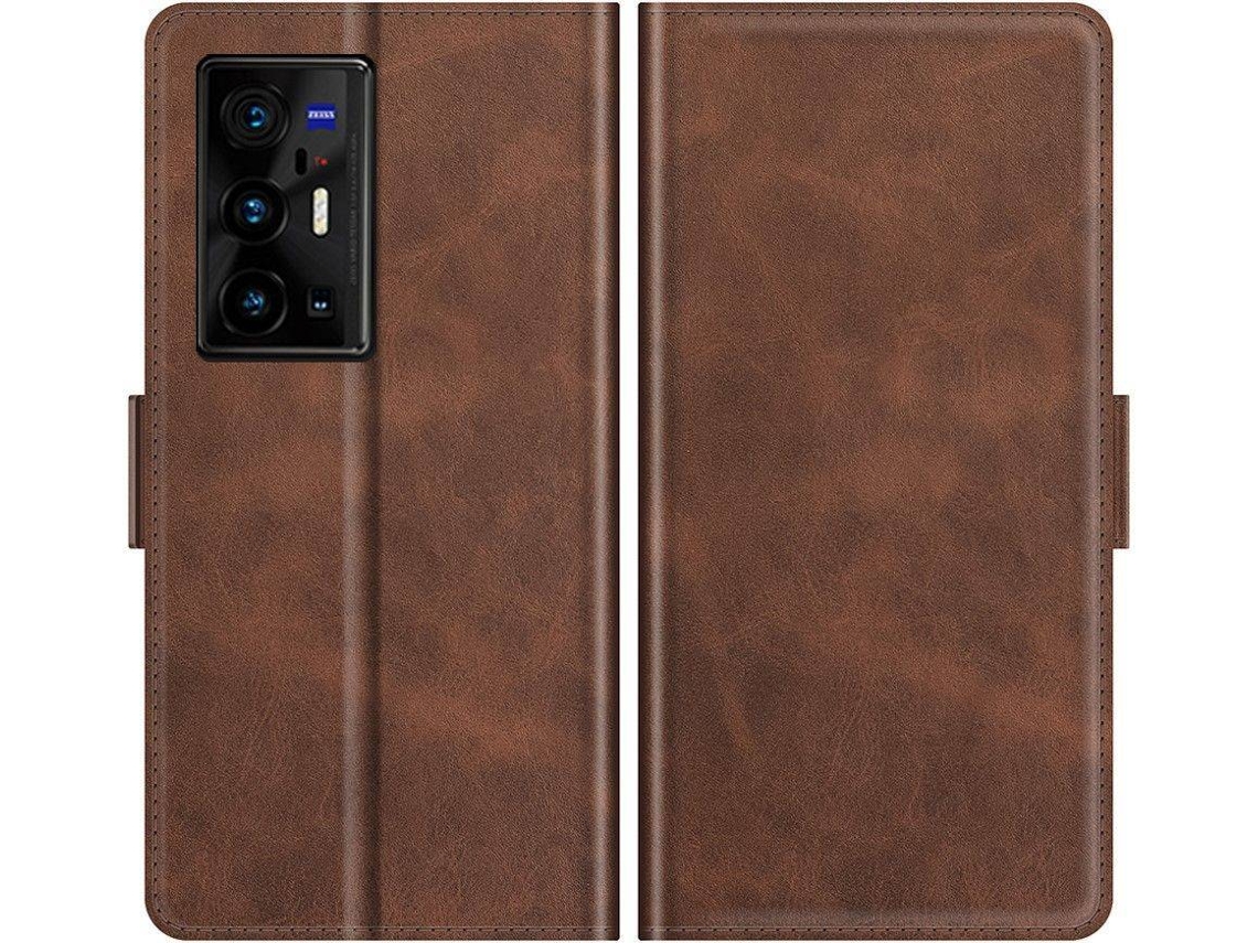 Capa Vivo X70 Pro+ Plus HFS-HOUSE Castanho