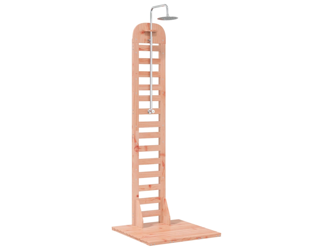 Conjunto 1 Chuveiro Externo Vidaxl Castanho Douglas Maciço (75 X 76 X 223 Cm)