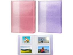 Mini Álbum de Fotos para Anotações, Bolsa Organizadora Protetora para Documentos BRILVIBERA