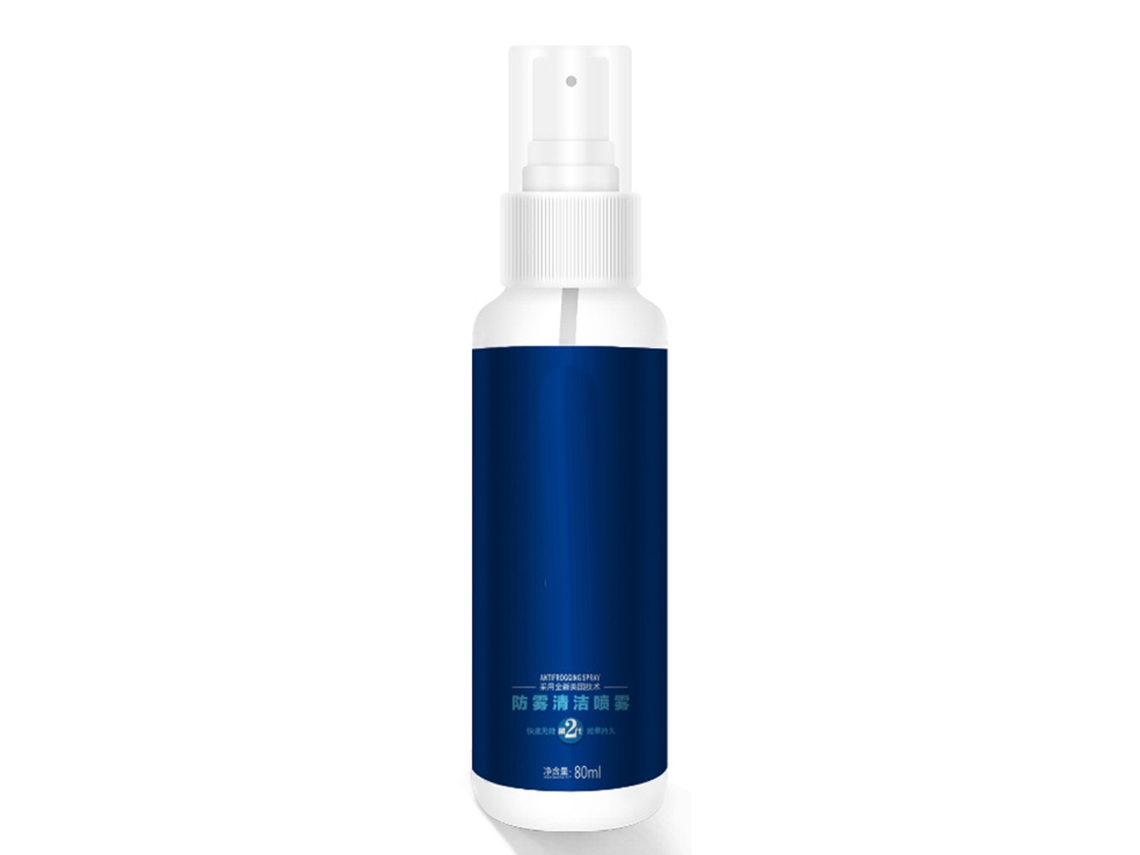 Spray Anti-embaçante Para Óculos Lentes Limpeza Spray Desembacador Espelhos 80ml