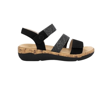 Sandálias De Mulher Remonte Preto (38)