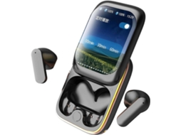 Fones De Ouvido Sem Fio Com Tela Sensível Ao Toque Colorida E Cancelamento Ruído