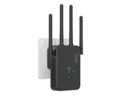 Repetidor WiFi Slowmoose de 1200 Mbps, amplificador de sinal WiFi de banda dupla de 2,4 GHz e extensor de alcance WiFi de 5 GHz
