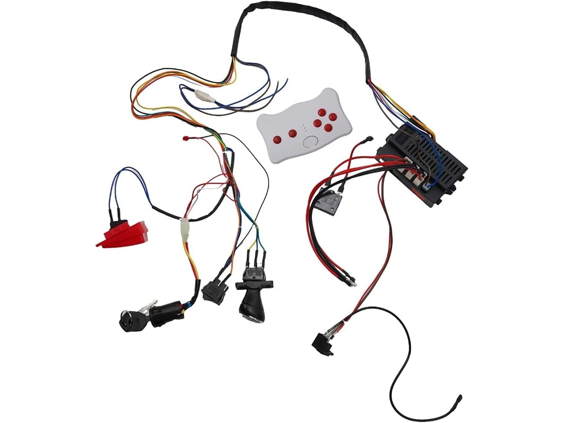 Kit De Chicote Elétrico E Interruptor Infantil Com Controle Remoto