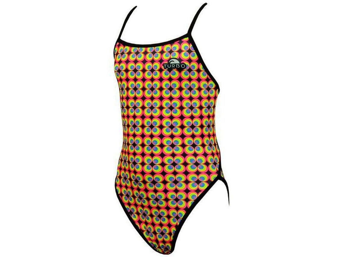 Fato de banho para Mulher TURBO Flower 70 Multicor para Natação (XL)