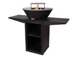 Barbecue PURLINE 60cm Bandejas Laterais Guarda Lenha Efp57B