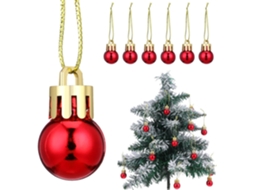 Conjunto 24 Bolas Natal Plástico Vermelhas 2 Leves Fáceis Pendurar Decoração Criativa Árvores Entradas Cm GOKOCO