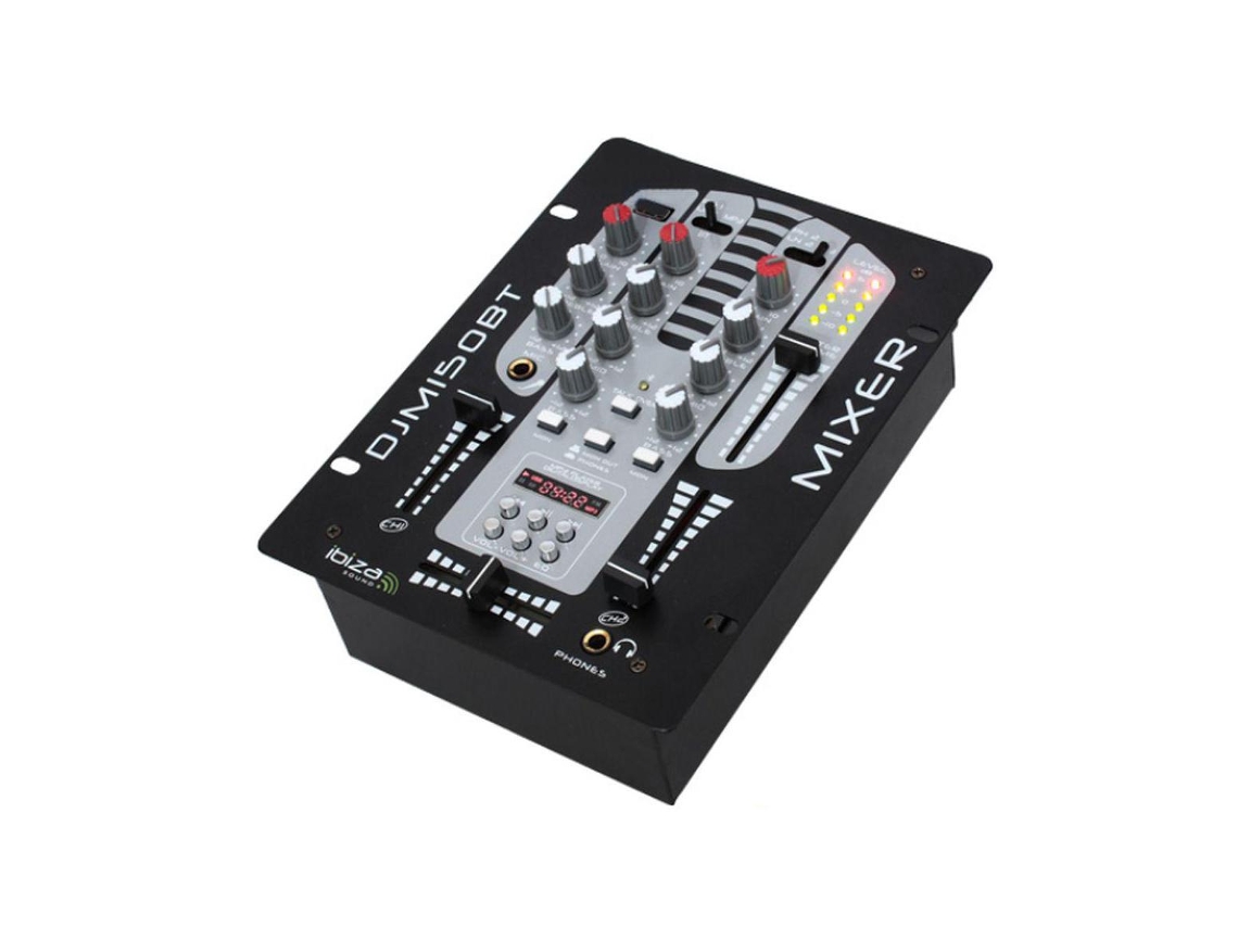G-DJM150USB-BT :MESA DE MISTURA 5 CANAIS 2 VIAS USB/BT IBIZA