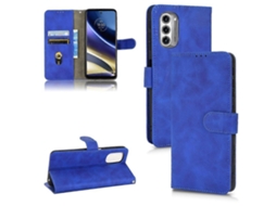 Capa De Celular Motorola Moto G52 Jp Com Fecho Magnético Em Couro Sintético E Toque Aveludado.