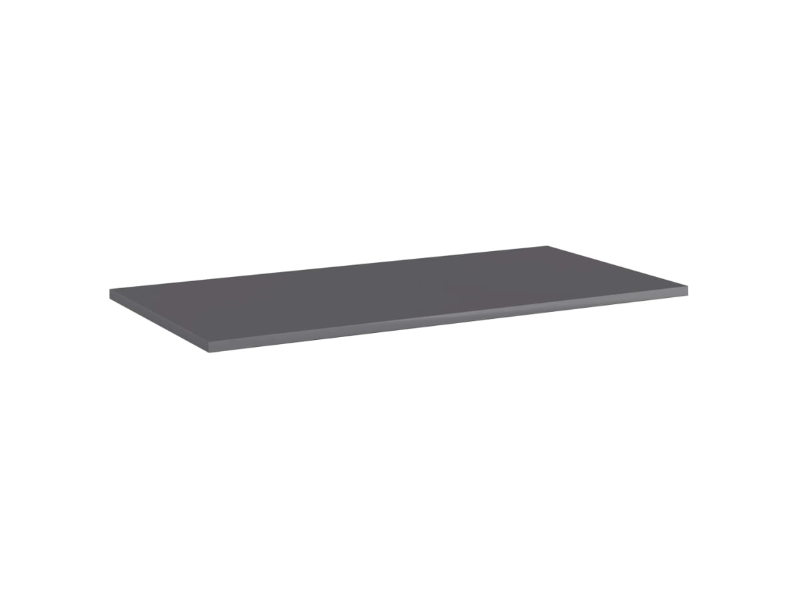 Maison Exclusive - Prateleiras Para Estante 8 Pcs 80x40x1,5cm Contraplacado Cinza