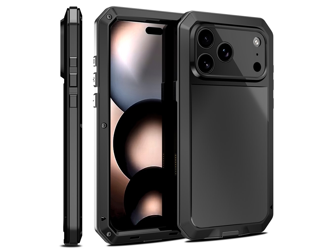Capa Skalo Heavy Armor Para Iphone 17 Pro - Preta