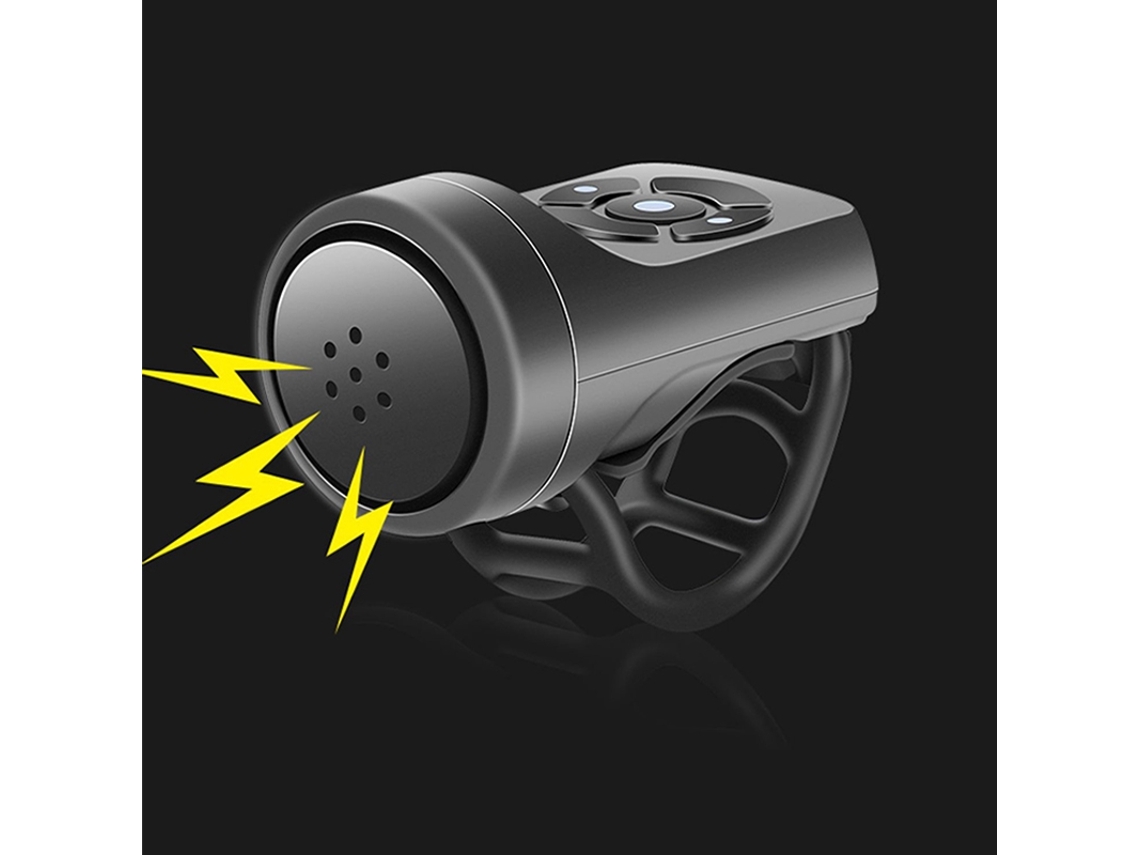 Campainha Elétrica AQUAFORGE, recarregável por Usb, com Alarme Antifurto, para Mtb e Estrada