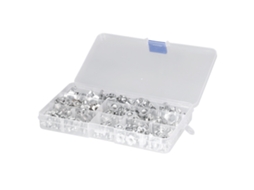 Laxiscreed Oferece Conjunto De 140 Porcas Em T Galvanizadas Com Quatro Garras Para M3-m8