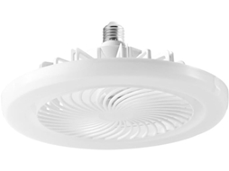 Ventilador De Teto Com Luzes, Ventilador Elétrico De Baixa Luminosidade Com Soquete E27 E Três Cores Gokoco