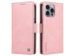 Yikatu Yk-005 Para Iphone 16 Pro Max Capa De Couro Com Fecho Magnético Lateral
