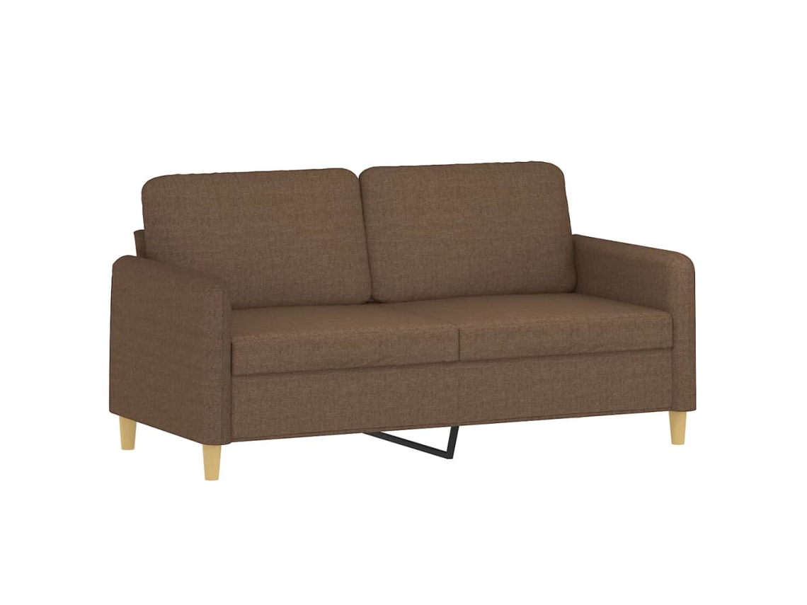 2-seater Sofa, 2-seater Sofas Vidaxl Marrom Tecido (n/a)