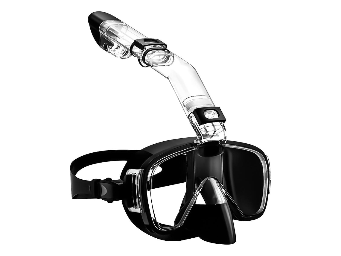 Lurelia Máscara De Mergulho Conjunto De Máscara De Mergulho Dobrável Com Snorkel E Suporte Para Câmera, Snorkel Profissional Anti-embaciamento
